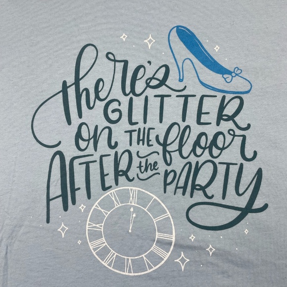 Disney Cinderella Short Sleeve Tee Shirt Women's XL - Picture 2 of 8